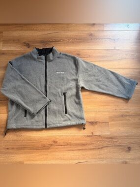 Miu Miu Grey Zip Up Sweater - XL